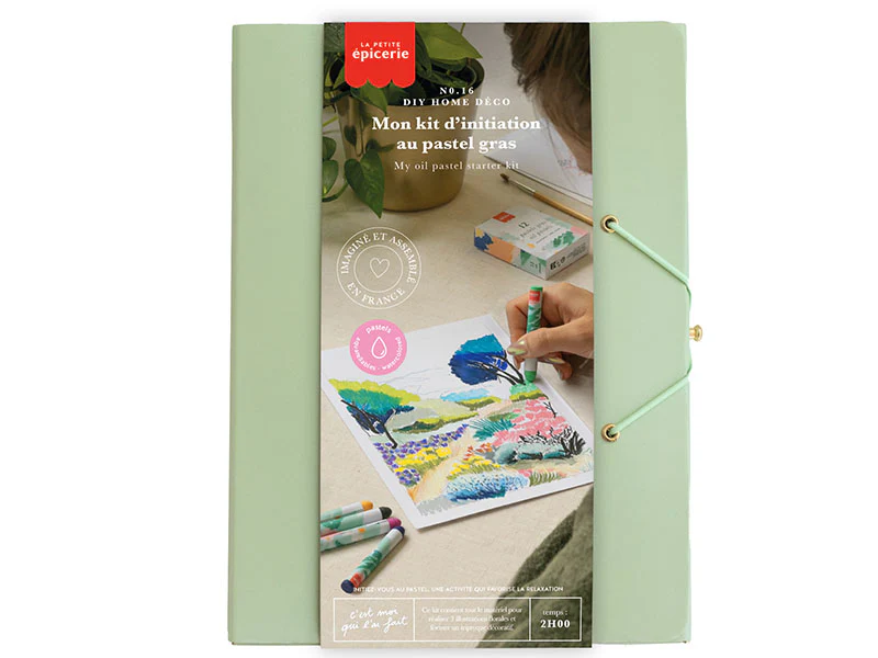 Kit d'initiation au pastel gras avec tous les accessoires inclus